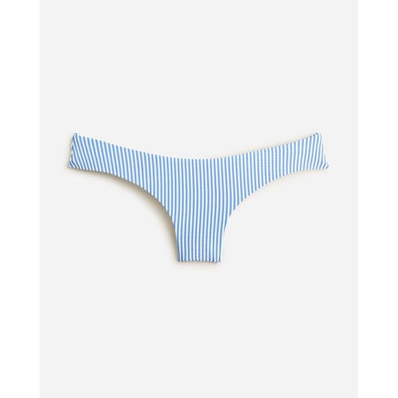 New J. Crew Seersucker Striped Hipster Bikini Swim Bathing Suit Bottom Size 2X - Picture 2 of 9